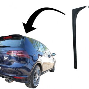 Trunk Rear Window Fin Spoiler suitable for VW Golf 7 & 7.5 (2012-2020) GTI Design Piano Black