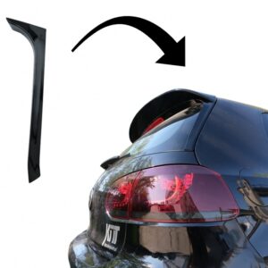 Trunk Rear Window Fin Spoiler suitable for VW Golf 6 GTI / R MK6 (2008-2012) Piano Black