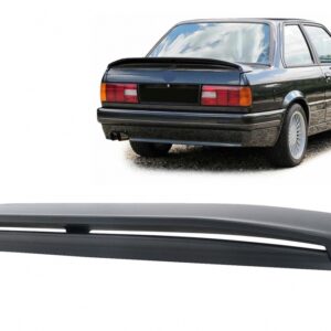 Trunk Spoiler DuckTail suitable for BMW 3 Series E30 Limousine Coupe Cabrio (1982-1992) 2D 4D M-Tech Design