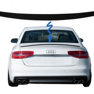 Trunk Spoiler suitable for AUDI A4 B8 Sedan (2008-2015) Matte Black