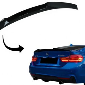 Trunk Spoiler suitable for BMW 4 Series Coupe F32 (2013-up) M4 CSL Design Piano Black
