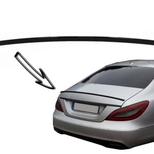 Trunk Spoiler suitable for Mercedes CLS Class W218 Limousine (2010-2018) Piano Black