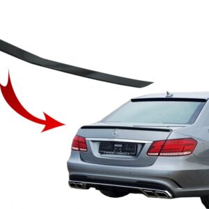 Trunk Spoiler suitable for Mercedes E-Class W212 (2009-2016) Facelift Design Piano Black