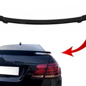 Trunk spoiler suitable for MERCEDES E-Class W212 (2009-2016) GTS Design Piano Black