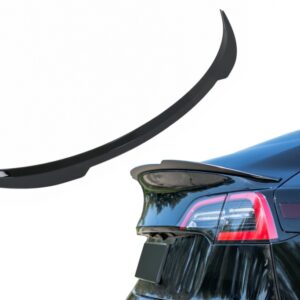 Trunk Spoiler suitable for Tesla Model 3 (2017-up) Piano Black