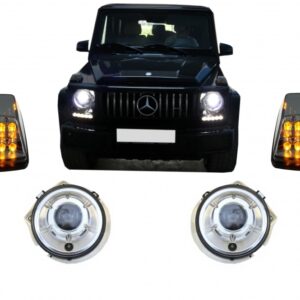 Turning Lights LED suitable for Mercedes G-Class W463 (1989-2012) with Headlights Chrome Bi-Xenon Look