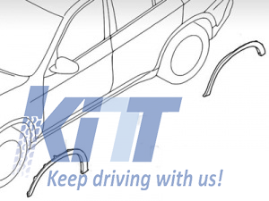 Wheel Arches Fender Flares suitable for BMW X5 E70 (2007-2013) M-Design