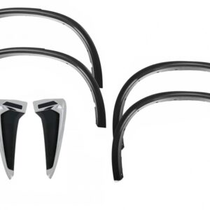 Wheel Arches Fender Flares suitable for BMW X5 F15 (2014-2018) and Side Vents Fender Grilles Air Ducts M-Design