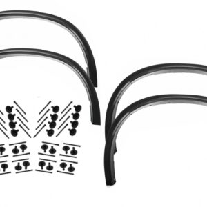 Wheel Arches Fender Flares with 32 pieces Plastic Auto Clips suitable for BMW X5 F15 (2014-2018) M Design