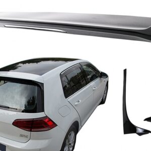 Windshield Roof Wing Fins Spoiler suitable for VW Golf 7 VII (2012-2017) Facelift GTI Design