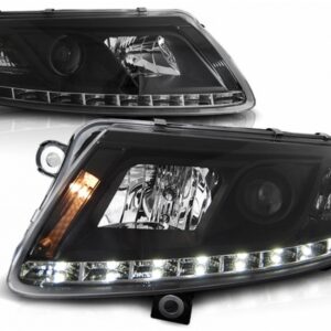 Xenon Headlights LED DRL suitable for Audi A6 4F C6 (04.2004-2008) Black