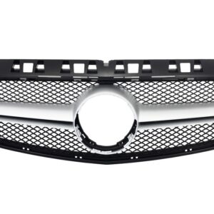 Central Grille suitable for Mrcedes A-Class W176 (2012-2015) A45 Design Silver