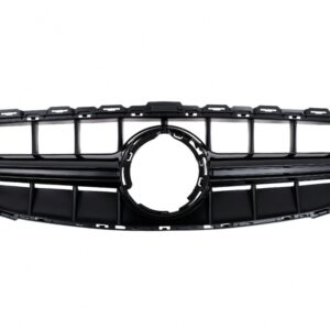 Front Grille suitable for Mercedes W205 Sedan S205 T-Modell A205 Cabriolet C205 Coupe Facelift (03.2018-2020) Black